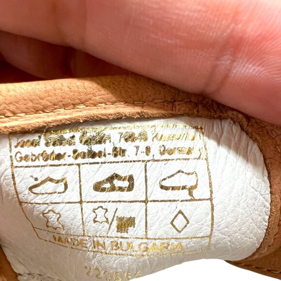 Josef Seibel Leather Lace-Up Sneakers Camel Brown Size 38 US 8 - Picture 12 of 13